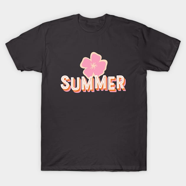 Summer Flower T-Shirt by Castle Rock Shop